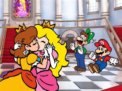 peach and daisy sex|Princess Peach X Daisy Porn Videos 